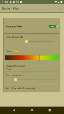 Bluelight Filter android App screenshot 0